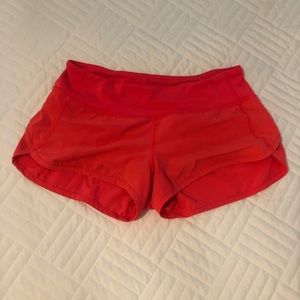 Lululemon Speed shorts, size 4